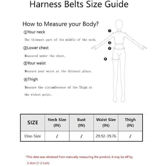 Women’s Punk Belt Waist Harness Vest Body Chain Goth Body Belt Goth Costume main image 4